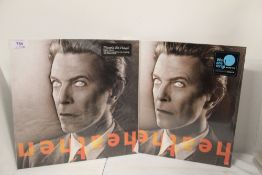 A David Bowie 'heathen ' standard press MOV issue and the we are vinyl issue sealed