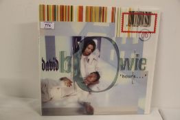 A David Bowie 'hours ' orange vinyl - gatefold sleeve - NM