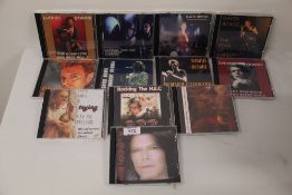 A lot of David Bowie rare recordings compact discs - rare shows and live recordings, demos and