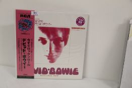 A Vinyl Album David Bowie Recording - rock ' n ' roll now colour vinyl 136 of only 200 - superb