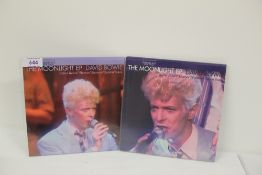 A lot of two David Bowie ' Moonlight 7' ' ep's on orange and pale blue vinyl respectively - rare