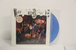 A David Bowie ' never let me down' blue vinyl edition Australian issue