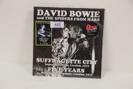 A sealed collectors Spiders from Mars ep by David Bowie sourced from the Facebook collectors group -