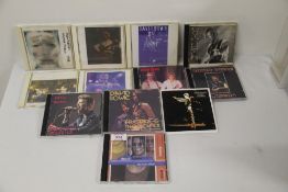 A lot of David Bowie rare recordings compact discs - rare shows and live recordings, demos and