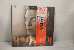 A David Bowie 'heathen ' Japanese blue vinyl - rare issue