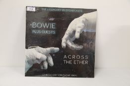 A David Bowie vinyl album - Across the Ether - 291 0f 500 blue vinyl