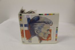 A David Bowie ' Fashions ' wallet pack containing picture discs