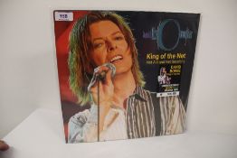 A David Bowie Vinyl album - King of the Net - yellow and green splatter vinyl 149 of 500 - 1999 live