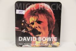 A David Bowie ' Mick Rock ' book and vinyl sealed package