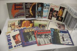 A Vinyl lot of twelve compilation albums by David Bowie includes some obscure and hard to find