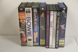 A large selection of rare recordings and official releases on VHS video and DVD