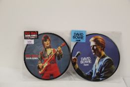A David Bowie picture disc ' Rebel Rebel ' - getting hard to find - mint copy
