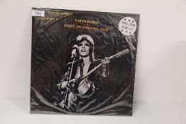 A David Bowie Vinyl album -ziggy on channel two limited rare picture disc '70 to ' 73 recordings