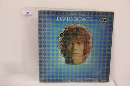 A David Bowie self titled UK original on Philips SBL 7912 - some wear to spine and gatefold