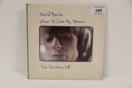 A David Bowie ' Top Gear ' ep - mint - early recordings on blue vinyl - four tracks