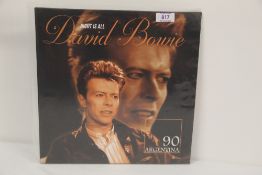 A Vinyl Album David Bowie Recording -night is all - Argentina '90