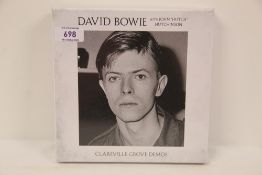 A David Bowie 3 x 45 Box set - sealed and mint ' Clareville Grove Demos '