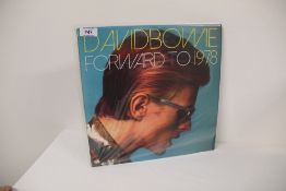 A David Bowie Vinyl album - Forward to 1978 - 21 / 04 / 1978 Detroit Arena