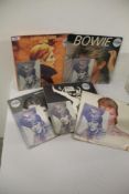 A David Bowie Vinyl album lot for the Lifetimes series- five albums in total and all includes a