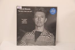 A David Bowie vinyl album - the lady's bass went off - double 100 copies only - 14/12 / 95 - westway