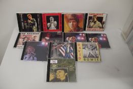 A lot of David Bowie rare recordings compact discs - rare shows and live recordings, demos and