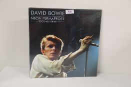 A David Bowie Vinyl album - Neon Permafrost Second Strike 131 of 400 pressed Oslo '78 double