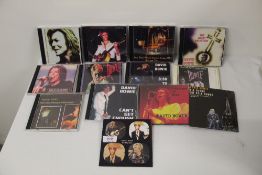 A lot of David Bowie rare recordings compact discs - rare shows and live recordings, demos and