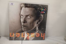 A David Bowie ' heathen ' French coloured vinyl press - sealed