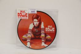 A David Bowie picture disc ' Lady Stardust ' / ' Crystal Japan ' - getting hard to find - mint copy