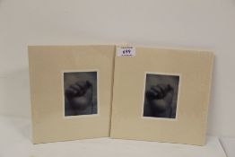 A David Bowie 2 x 45 lot - ' Mother ' still in shrink but opened and in ex / ex - one cream vinyl