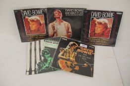 A David Bowie lot of five Euro pic sleeves - ' Breaking glass ' (4) and a copy of ' Time '