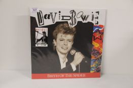 A David Bowie Vinyl album - Birth of the Spider - 1987 rare recordings