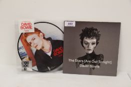 A David Bowie ' stars are out tonight ' limited 45 with a copy of 'TVC15 ' picture disc
