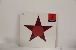 A David Bowie 12' red vinyl limited Japanese release - Black Star - sealed