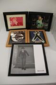 A David Bowie lot of five prints including film stills - nice items in this selection