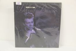 A Vinyl Album David Bowie Recording - never let it rain - Buenos Aires -90