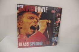 A David Bowie Vinyl album - Glass Spider Live double DMM