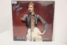 A Vinyl Album David Bowie Recording - Blue eyes soul in Boston - sealed double November '74