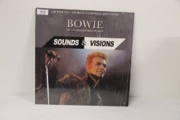 A David Bowie vinyl album - grey vinyl Sounds and Visions 136 of 500