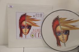 A David Bowie ' rebel never gets old ' picture disc