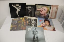 A lot of four David Bowie early UK RCA releases - classic stuff for your collection - condition is