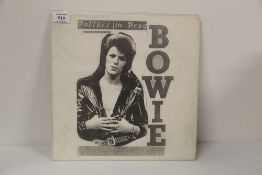 A David Bowie vinyl album - Dollars in Drag - the 1980 floorshow - rare early bootleg
