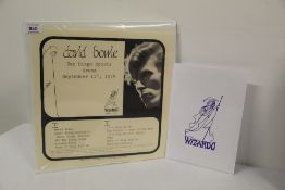A Vinyl Album David Bowie Recording - San Diego '74 - nice package with envelope including flyer and