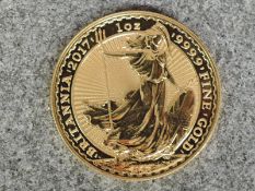 A GB 2017 Gold Britannia 1oz 999.9 Fine Gold £100 Coin