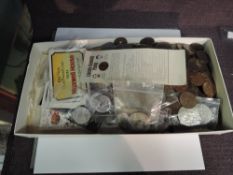 A collection of GB Coins including 1836 Silver Half Crown, 1892 Silver Crown, 1902 Silver Coronatio