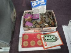 A collection of GB & World Coins, mainly GB includes Banknotes