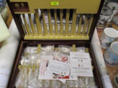 An Arthur Price 44 piece canteen of cutlery as new