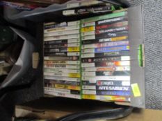 Approximately 35 Xbox and Xbox 360 games