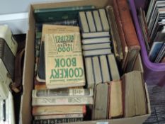 A selection of mixed library and text books including Popular card games, Dead mans effects and