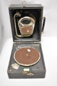 An early 20th century Decca 22 gramophone record player